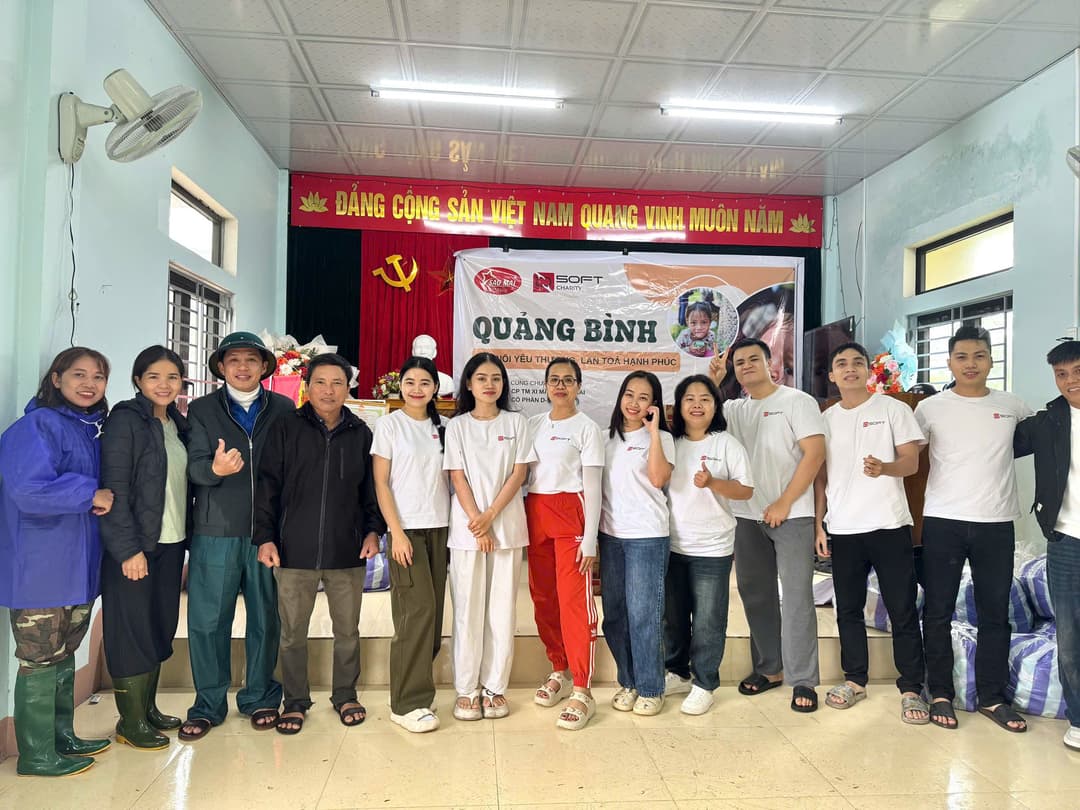 JOURNEY OF LOVE: D-SOFT & SAO MAI CEMENT SHARE OVER 150 GIFTS IN QUANG BINH
